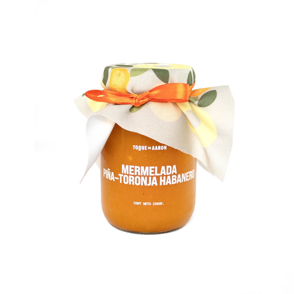 Mermelada de piña, toronja y habanero Toque de Aaron