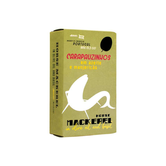 Jurelitos en aceite y albahaca, Cont 90 g