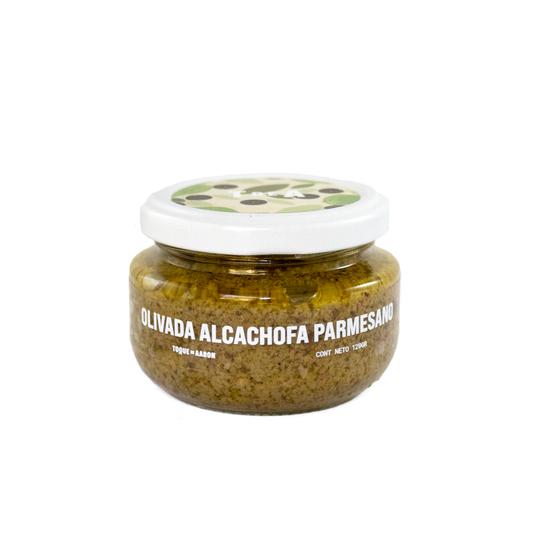 Olivada de alcachofa y parmesano Toque de Aaron 