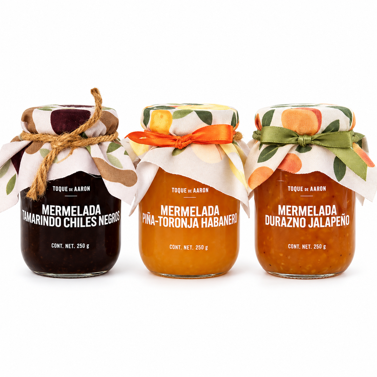Mermeladas Picosas para Quesos — 3 Sabores