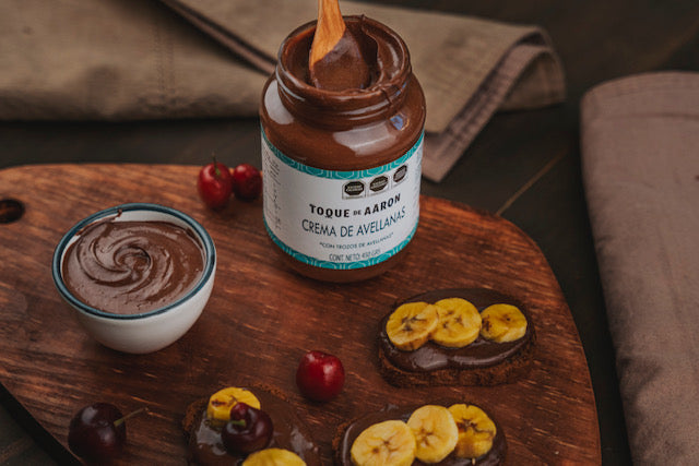Crema artesanal de avellanas