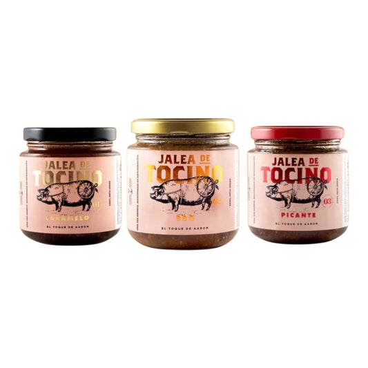 3 Pack · Jaleas de Tocino