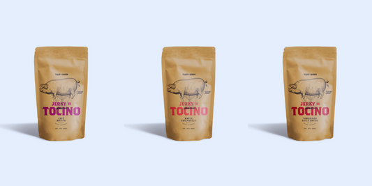 Trío de jerky de tocino Toque de Aaron en 3 sabores
