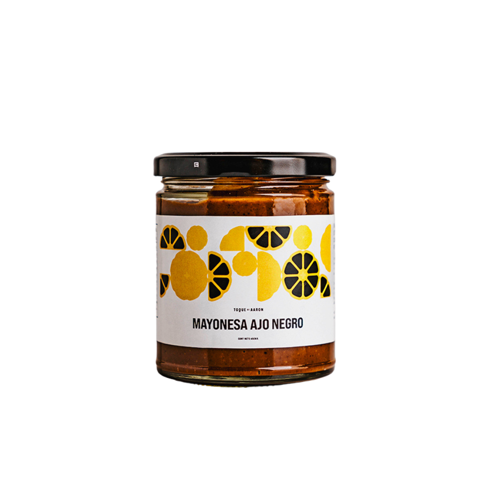 Mayonesa de ajo negro gourmet