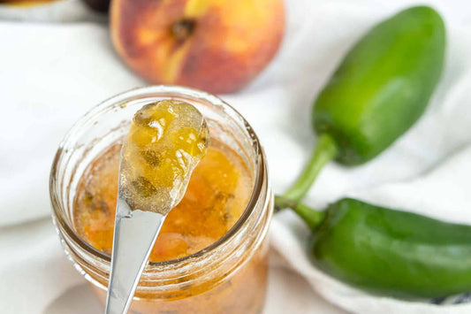 Mermelada gourmet de durazno y jalapeño