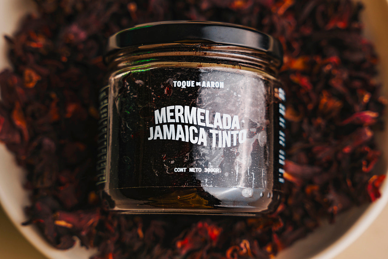 Mermelada artesanal de jamaica tinto