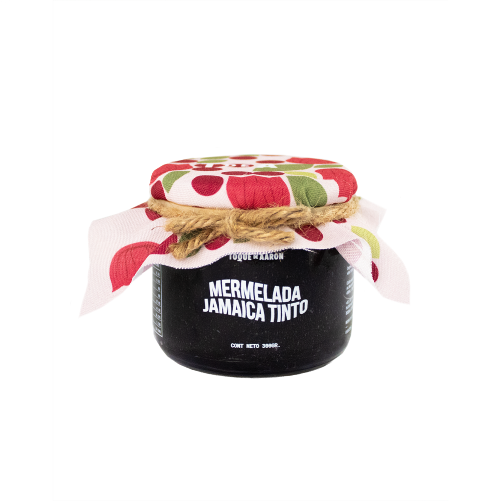 Mermelada gourmet de jamaica y tinto