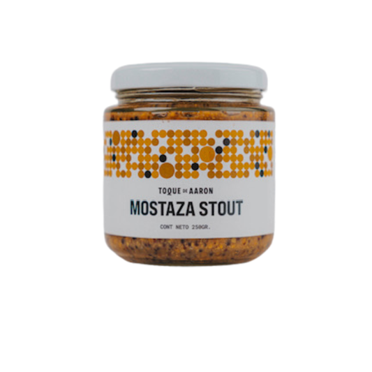 Mostaza artesanal estilo stout