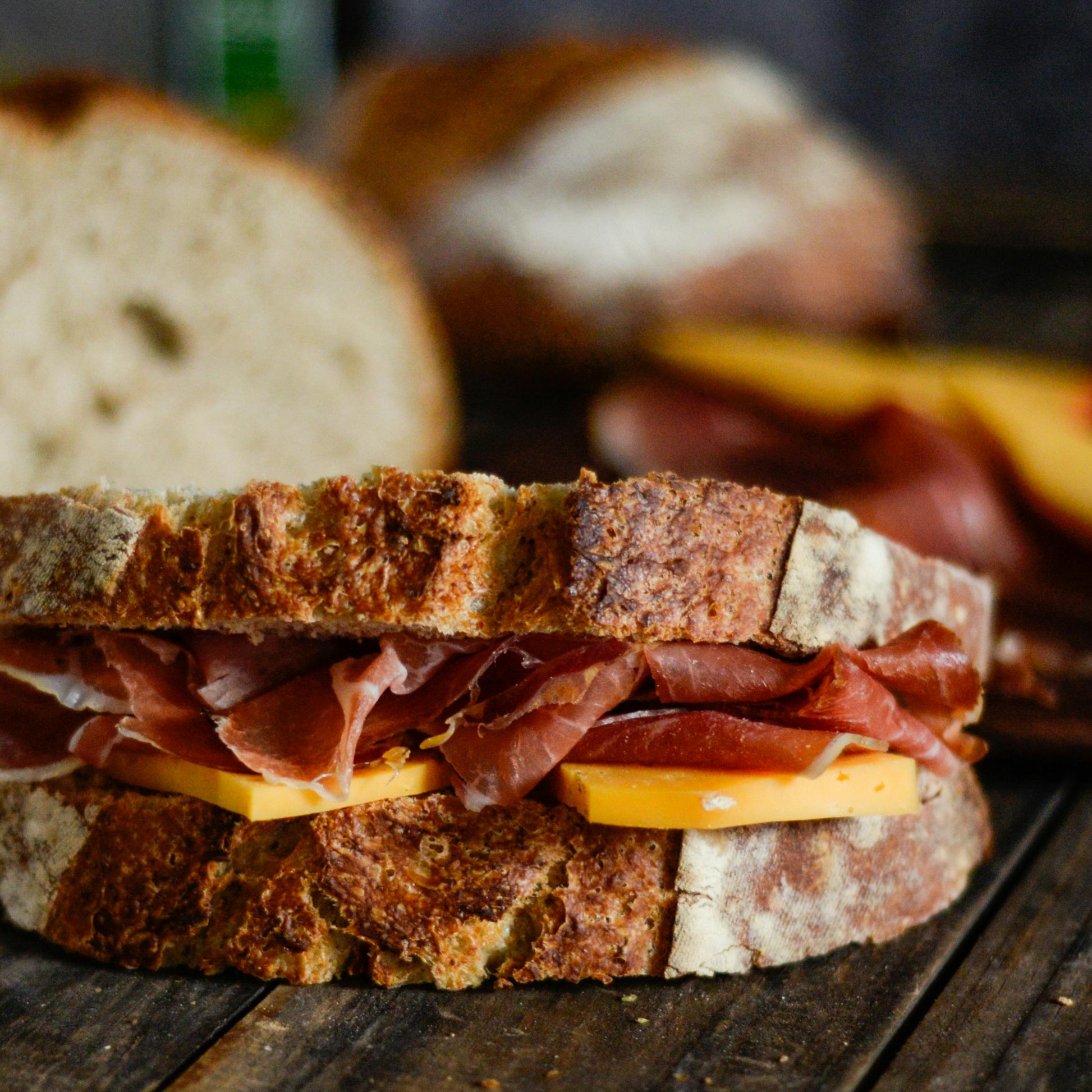Sandwich de jalea de tocino caramelo