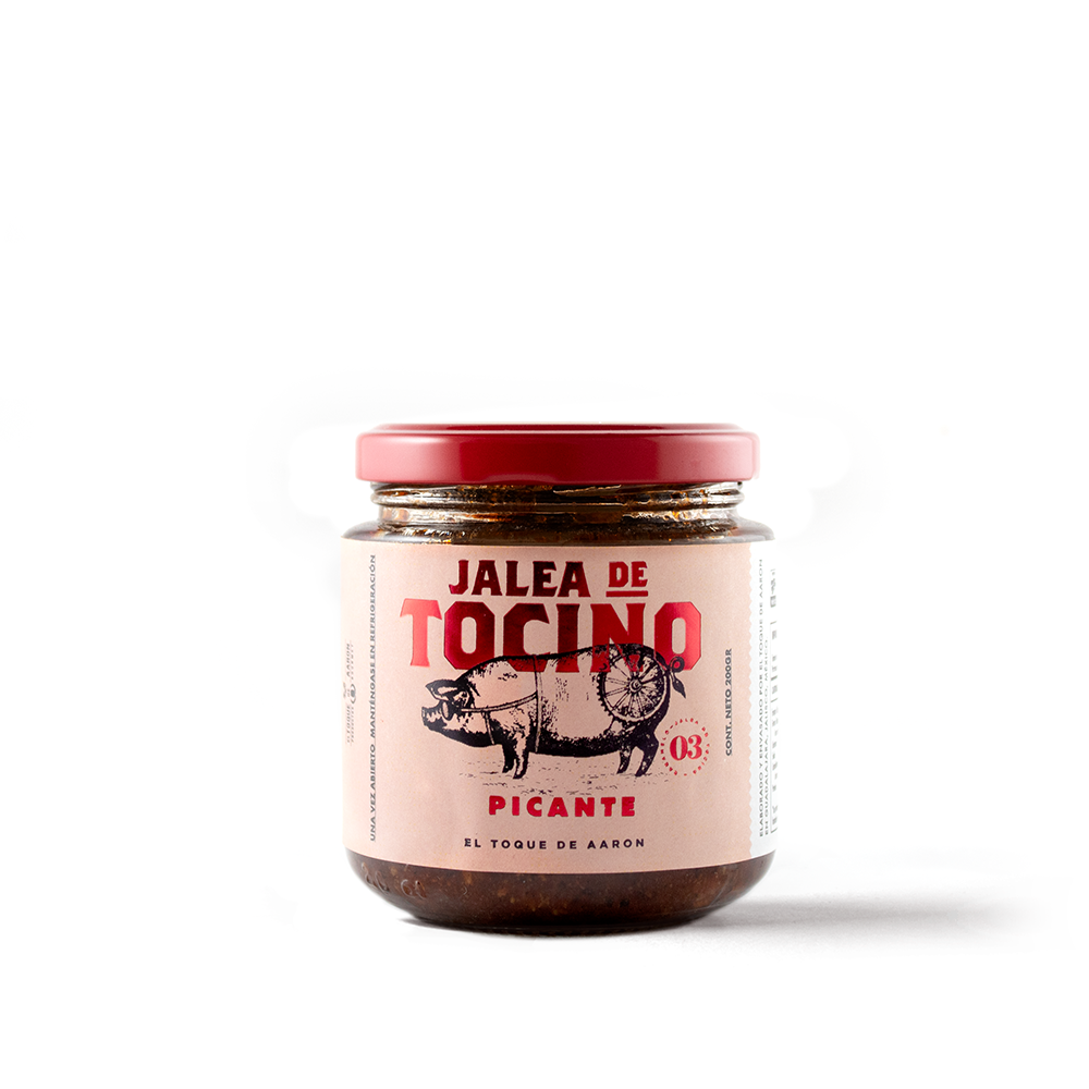 Jalea artesanal de tocino picante