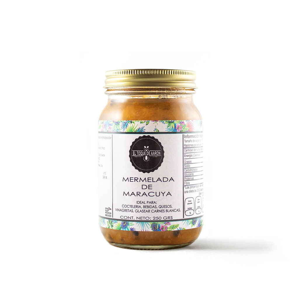 Mermelada gourmet de maracuya