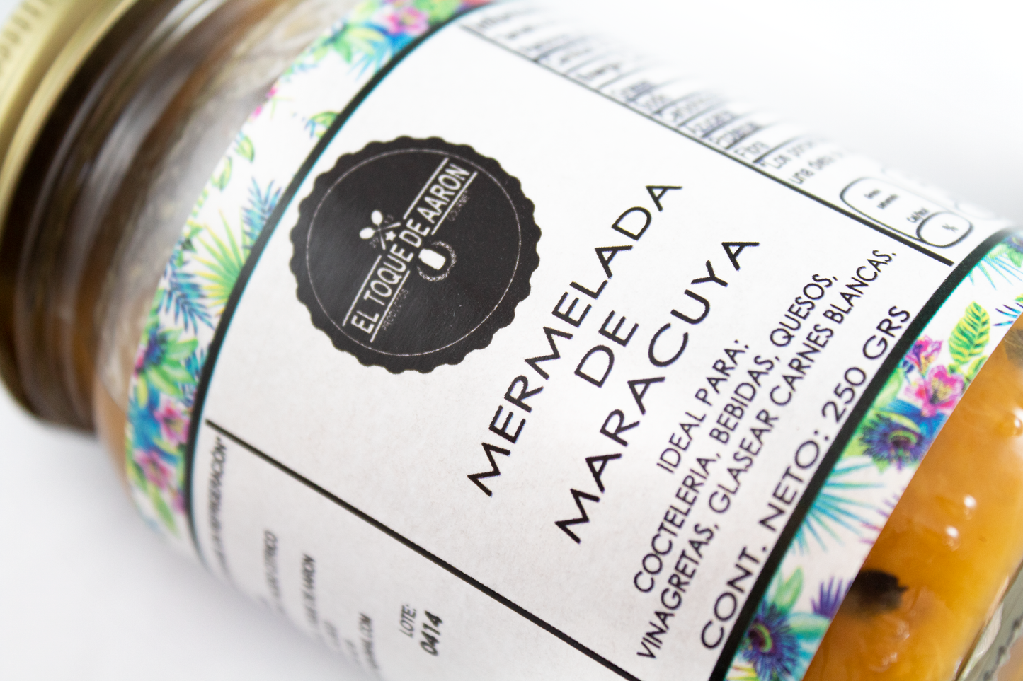 Mermelada gourmet de maracuya